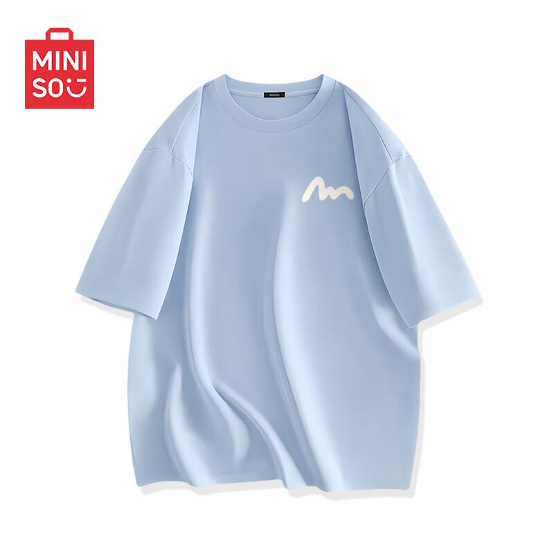 MINISO Men s Pure Cotton Printed T-Shirt L