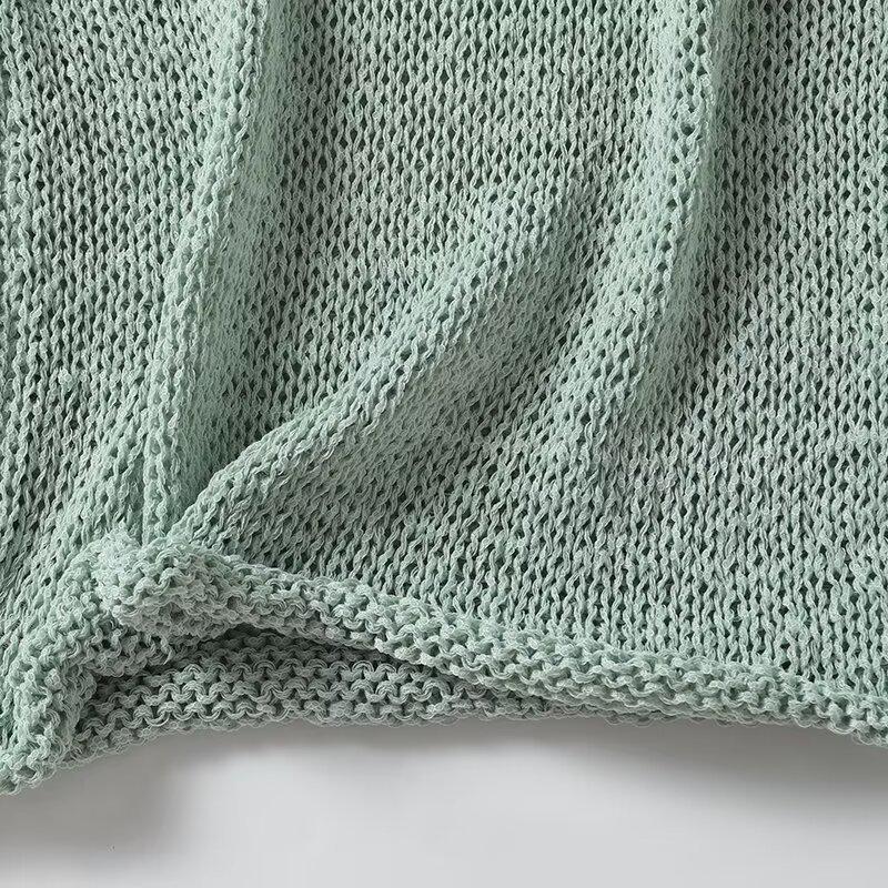 2025 Spring Women's Casual Round Neck Knit Vest - Simple, Versatile