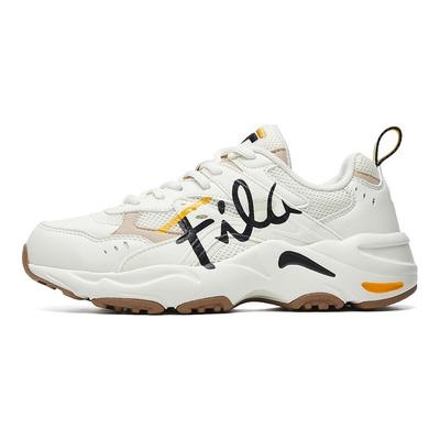 Lightning Fabric Sports Low-Top Lifestyle Shoes Women Sneaker White F12W031120FSW