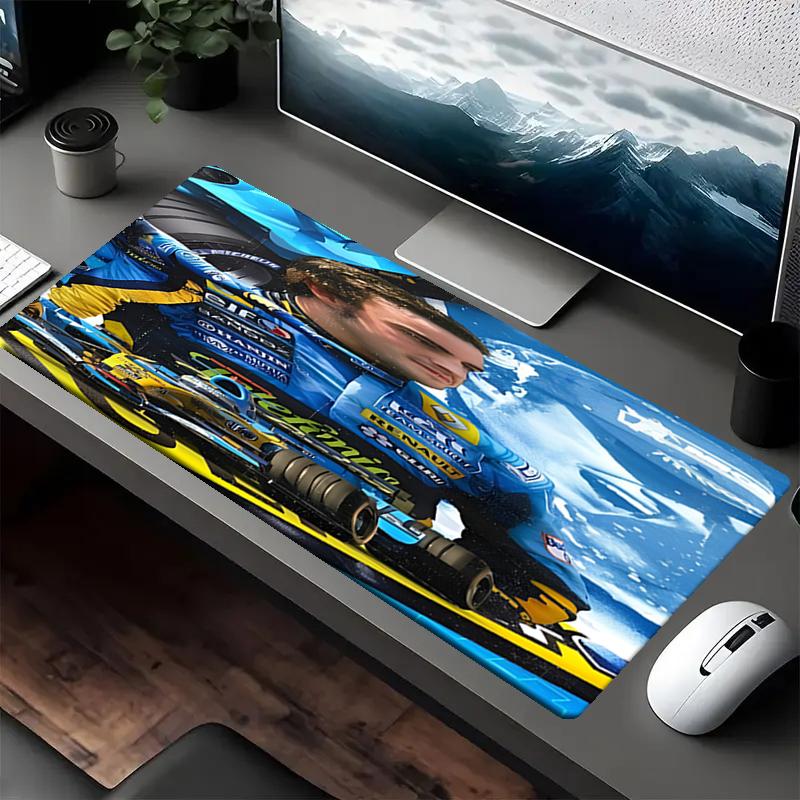 Fernando Alonso Thema Mauspads, Rutschfeste Gummiunterseite, Multifunktionales Büro- & Heimdekor, Perfekt für die Personalisierung des Arbeitsplatzes.