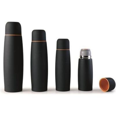 IBILI 745803 Isolierflasche für Flüssigkeiten, Edelstahl, Schwarz, 20 x 7 x 7 cm