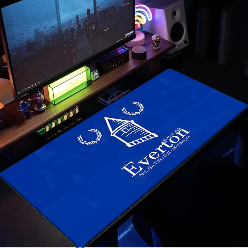 Fußballclub Everton Mauspads, Gummiunterseite, Mauspads für Gamer und Bürogebrauch, Gaming-Schreibtisch , Leicht zu reinigende Matte Weihnachtsgeschenke für Fans