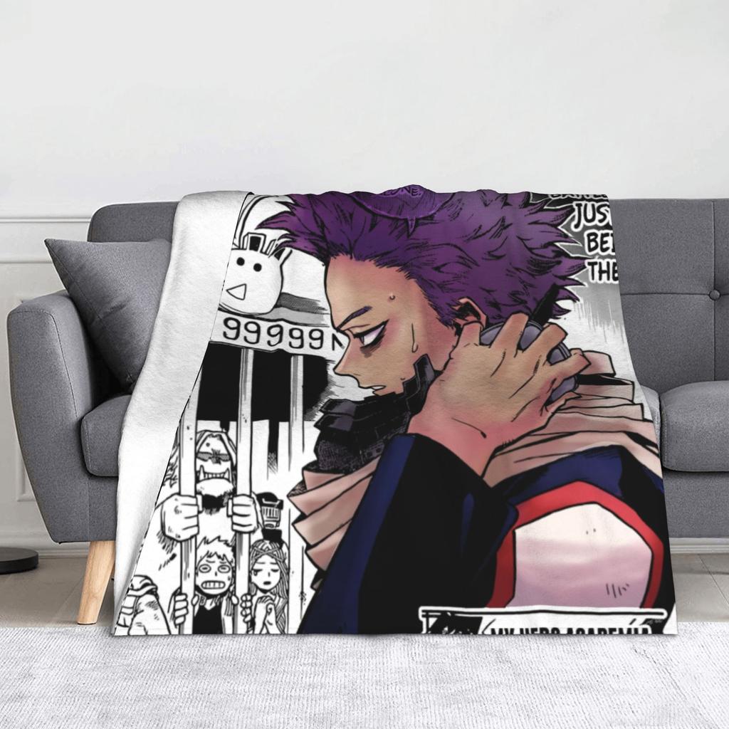 Hawks My Hero Academia Blanket Fleece Spring Autumn Portable Super Soft Throw Blankets for Bedding Bedroom Bedspread