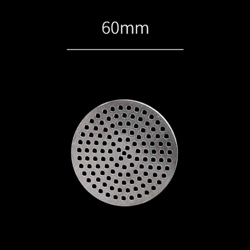 Runde Bodenablaufabdeckung 304 Edelstahl Haarfilter Fänger Stöpsel Netz für Badezimmer Küche WC Geruchshemmende Bodenablaufabdeckung