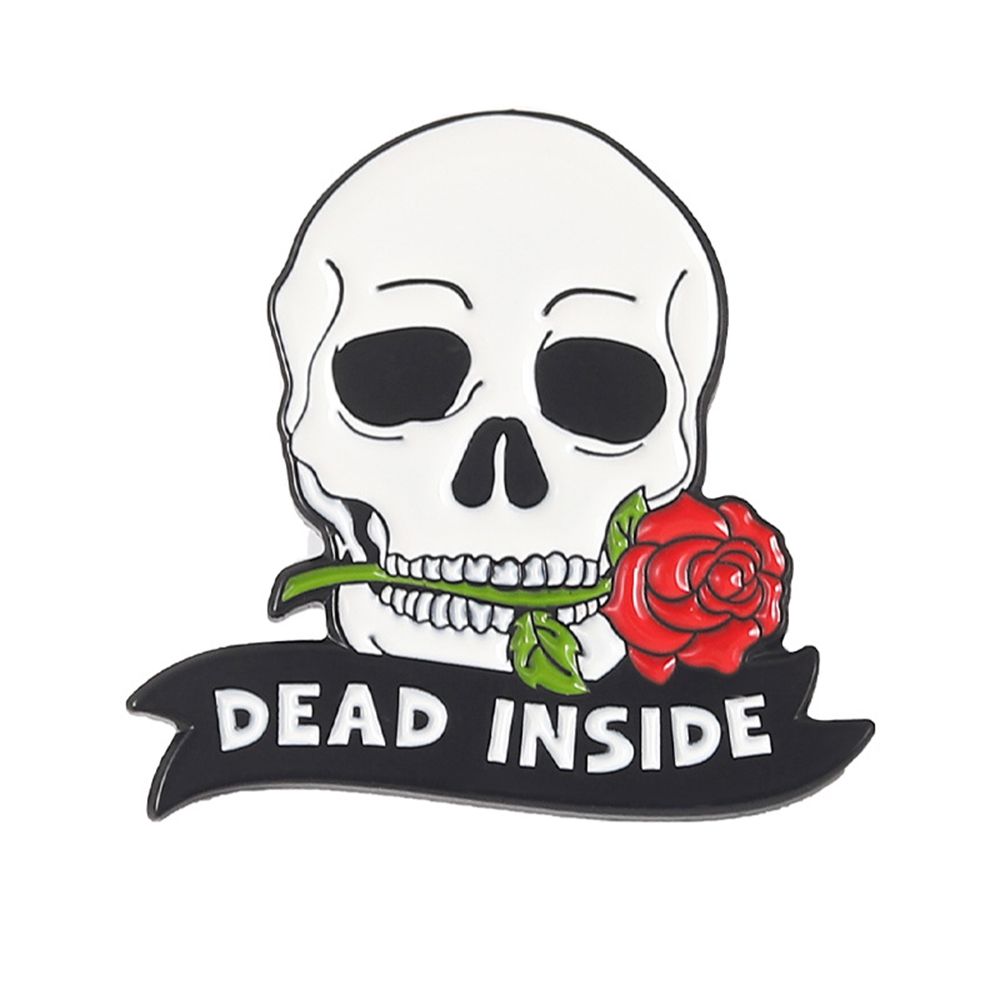 Skull Female Ghost Halloween Enamel Pins Women Scarf Pins Korean Style Brooch Clothes Decor