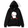 Cute Couple Hoodie Cute Bubu and Dudu Are Playing Scooter Together Sweatshirts Hooded Men's Clothes Women Panda Bear Top