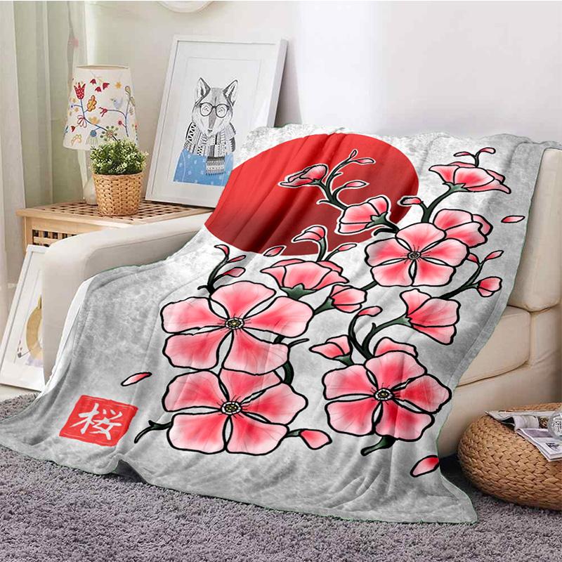 Floral Flowers Branches Sakura Blooms Cherry Blossoms Spring Time Photo Flannel Blanket for twin bed living room bedroom sofa beach Camping Cold Cinema Travel Air-Conditioned Room car throw blankets l Floral Flowers Branches Sakura Blooms Cherry Blossoms Spring Time Photo Flannel Blanket for twin bed living room bedroom sofa beach Camping Cold Cinema Travel Air-Conditioned Room car throw blankets l