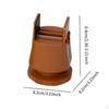 4 Bed Risers, Chair Shock Absorbing Adjustable Riser Blocks for Home,