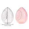 1PC Travel Cosmetic Sponge Box New Portable Pink and White Egg Plastic Box Powder Sponge Cosmetic Cosmetic Organizer