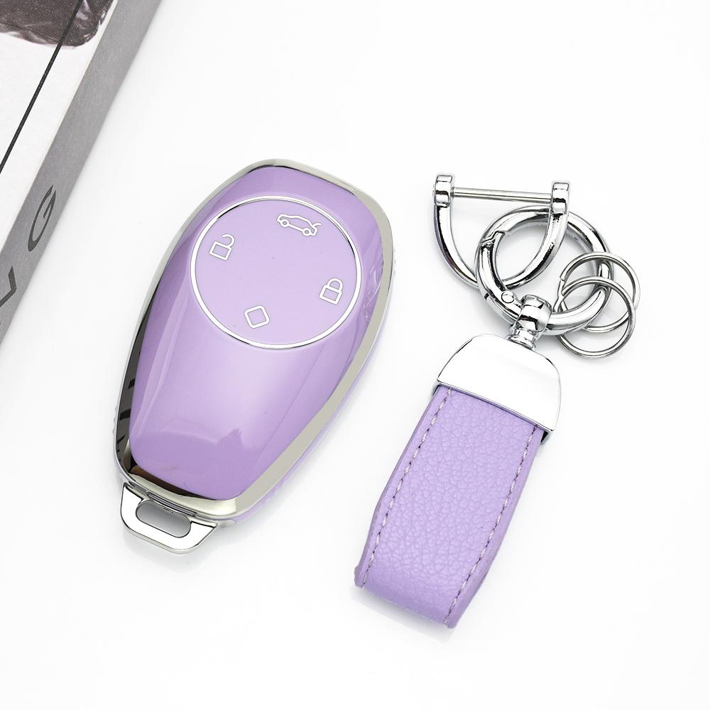 Auto Shell Fob Case Protector Accessories For Leapmotor T03 Car Car Key Cover Smart Remote Control Fobs