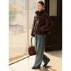 Women's Maillard Corduroy Embossed Winter Puffer Jacket