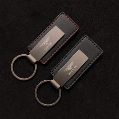 Fashion Alloy Leather Car Keyring Pendant Key Ring Gift For Bentley Continental GT MULLINER Bentayga Flying Hurtling Spur Logo