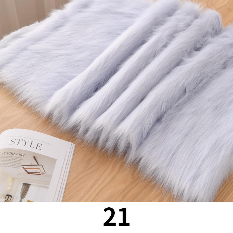 100*170cm Imitation Fox Fur Fabric 5cm Long Artificial Fur Plush Fabric For Diy Carpet Jewelry Phone Counter Cover Photo Props