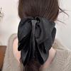 Elegant  Tassel Black Three Layer Bow Hair Claw For Women Sweet Headband  Hair Accessories