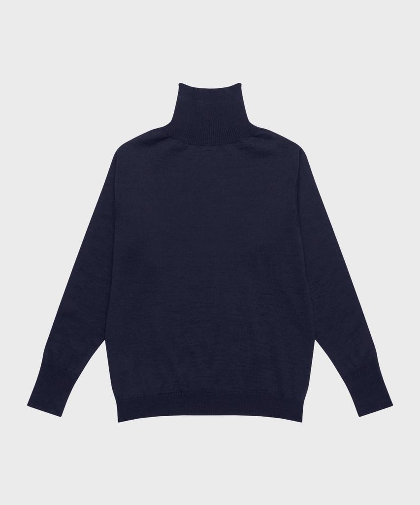 Andeleusenandeleusen Marine Turtleneck Navy Blue