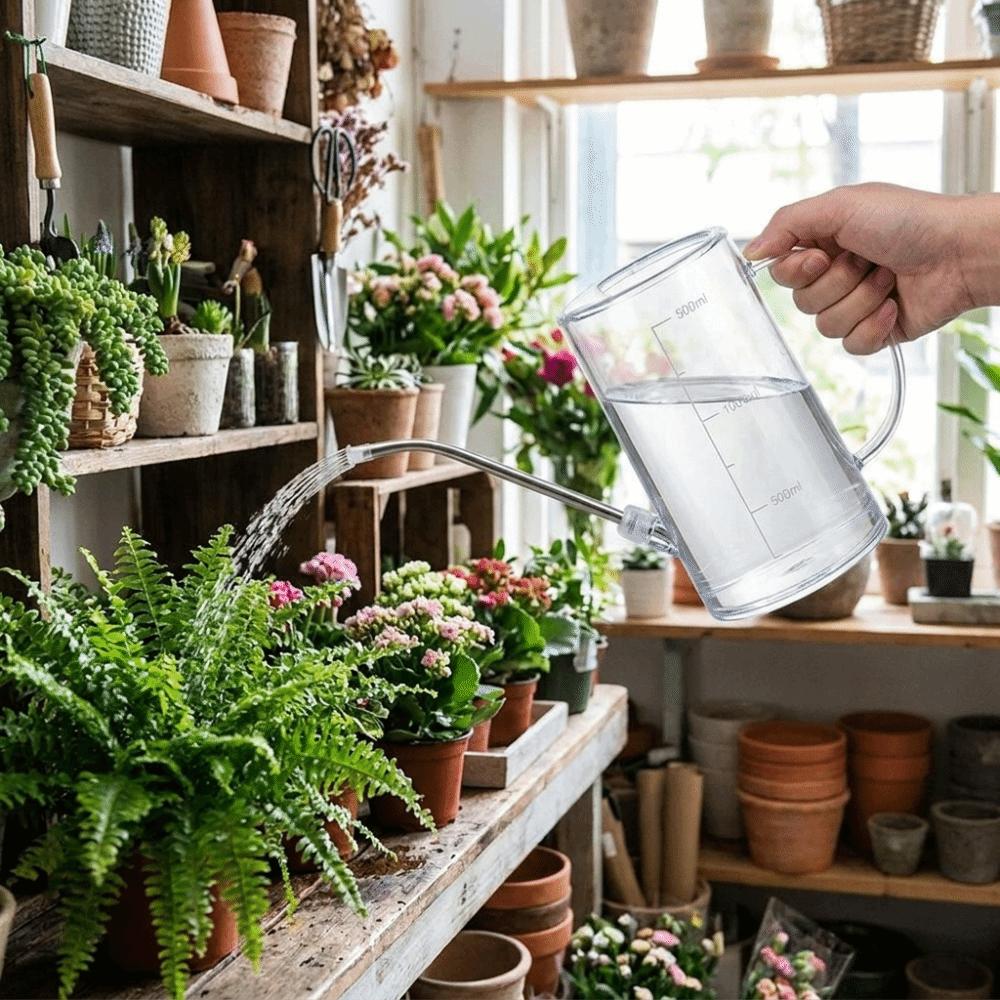 Large Capacity Watering Can Transparent Gardening Watering Bottle Watering Sprayer  House Plants