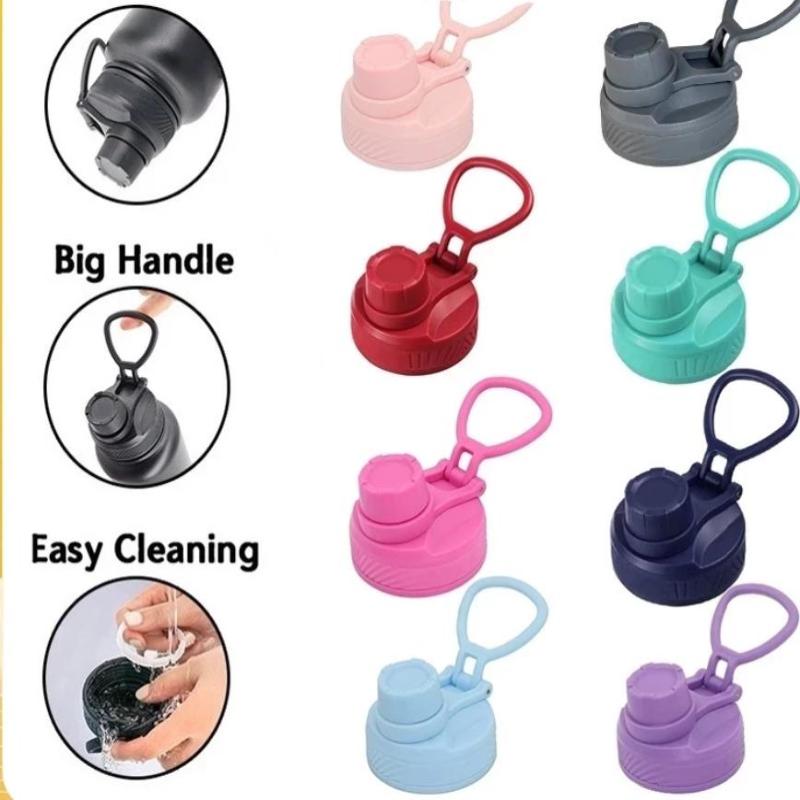 Tappo Sportivo Colorato con Manico Grande per Borracce a Bocca Larga Tappo Sostituzione per Bicchiere Termico