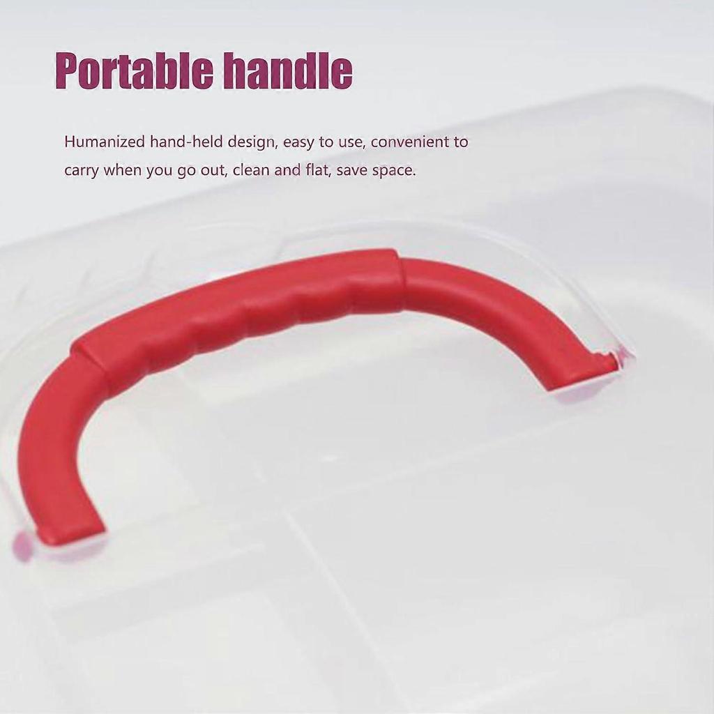 Medication Box | Portable Medicine Organizer with Removable Compartment and Locking Lid for Home, Car, Dorm, Camping Supplies