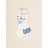 Daiso High Back Women Running Socks White