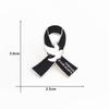 Black Ribbon Memorial Brooch Clothing Lapel Pin Alloy Black Mourning Suit Badge Fashion Accessories Party Jewelry Gift