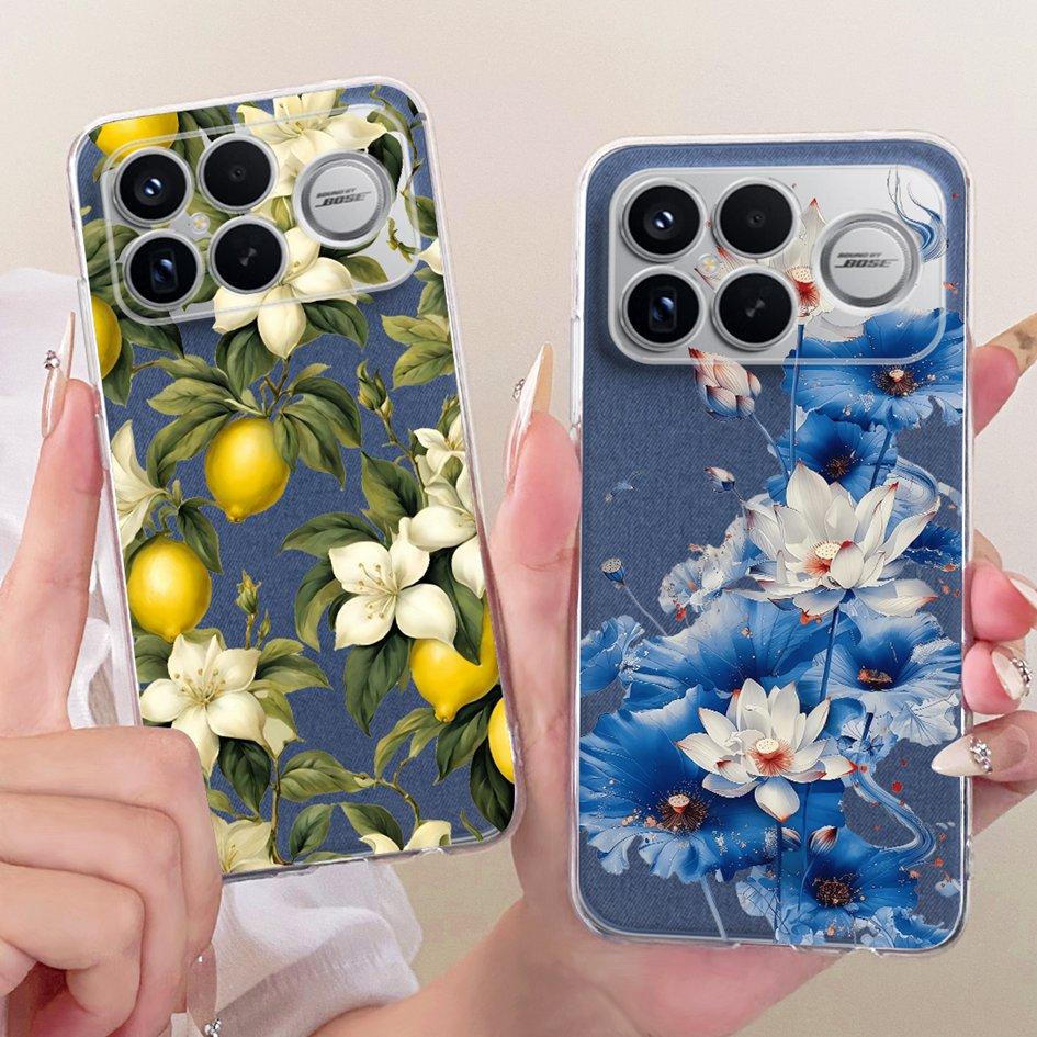 For Xiaomi POCO F8 Ultra Case Luxury Dragon Cartoon Transparent TPU Protection Cover For Poco F8 Pro Ultra PocoF8 Pro Soft Funda