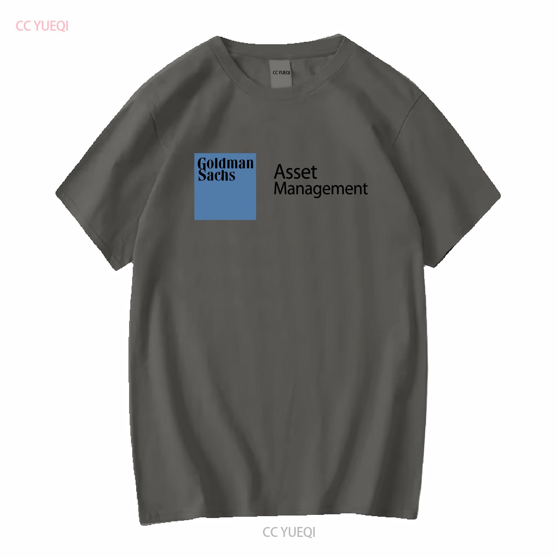 

Hot New Goldman Sachs Logo Men s Black and White T Shirt USA Size S to 5XL long or short sleeves vintage Washed Comfortable 4XL