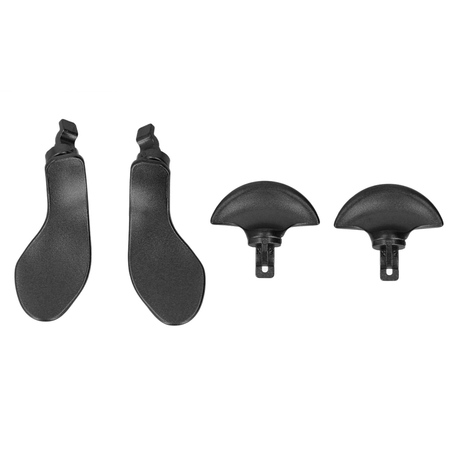 

4 шт. Игровая консоль контроллер лопасти нержавеющая сталь стильный игровой контроллер лопасти замена чёрный