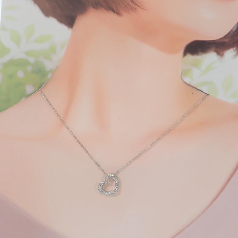 Ponte Vecchio GL0003N110WDWG Halskette K18 Weißgold Damen