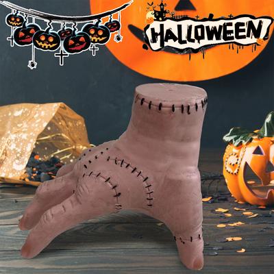1-3 Stück Halloween Horror Requisiten Gebrochene Hände Horror Wednesday Adams Familie Latex Handflächenstatue Heim Dekorative Tischplatte Handwerk