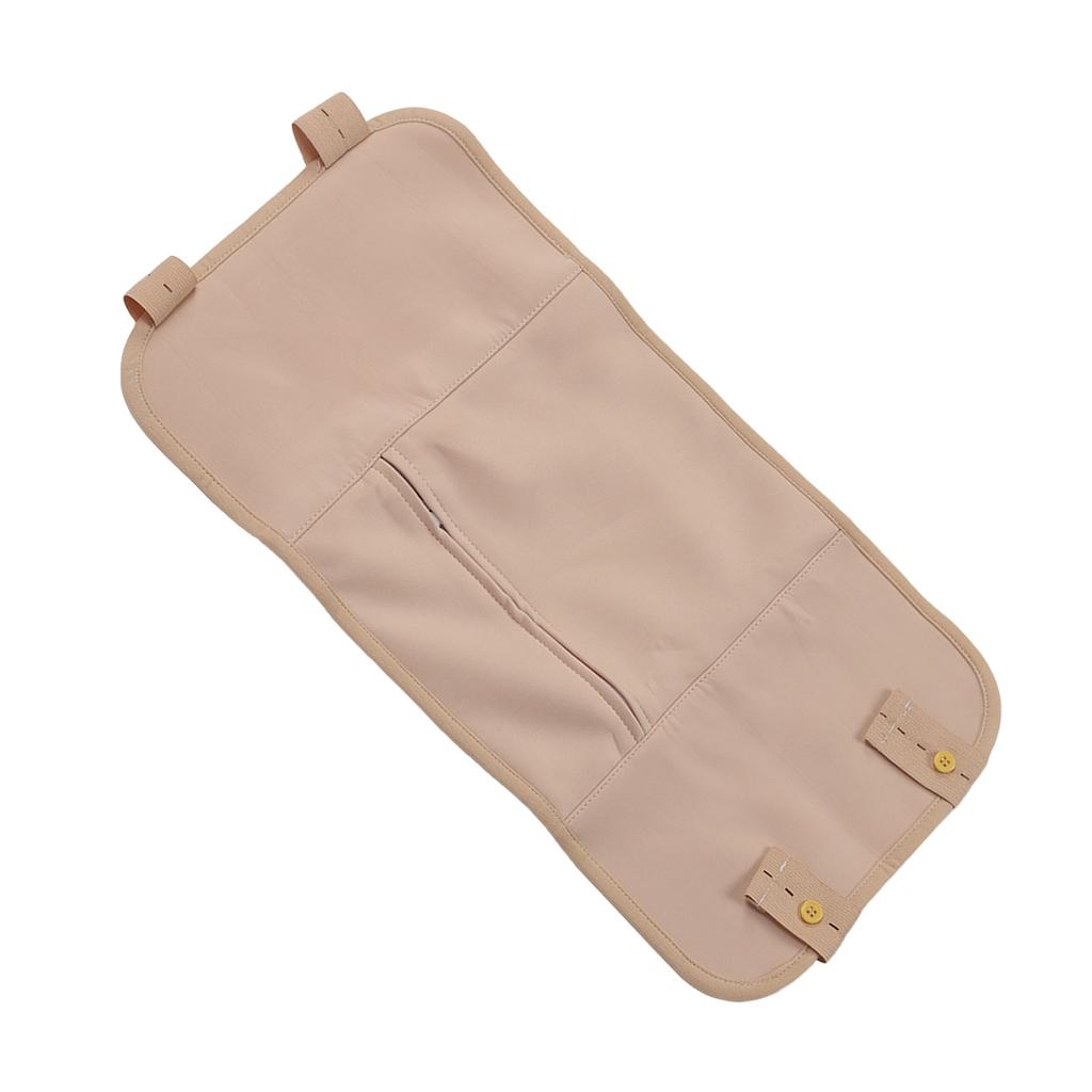 Rizinusölpackung Wickel Wiederverwendbar Waschbar Verhindert Ölaustritt Rizinusölpackung Kompresse mit Verstellbar