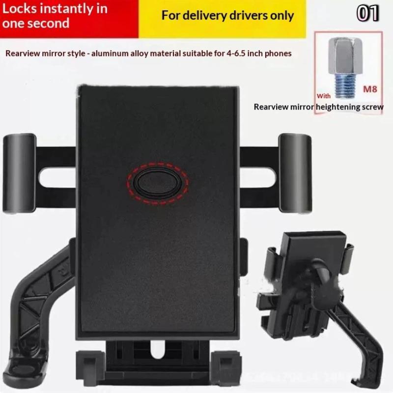 Mobile Bracket Motorcycle Bicycle Mobile Phone Holder Cycling Mountain Handlebar Mount Fixed Bracket