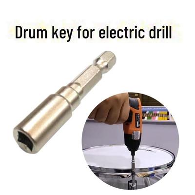 Drum Set Disassembly Square Head Drum Key Bit for Quick Screw Removal
