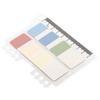 2set 6 Colors Transparent Sticky Notes Self-Adhesive PET Sticky Notes  File Classification
