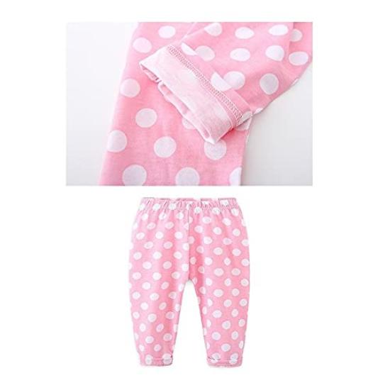 Disney Mickey Mouse Pajamas for Top and Bottom Long Sleeves Soft to the Touch Pink [Shimon] Kids, Children's Clothing, Juniors, Set, & Pants,