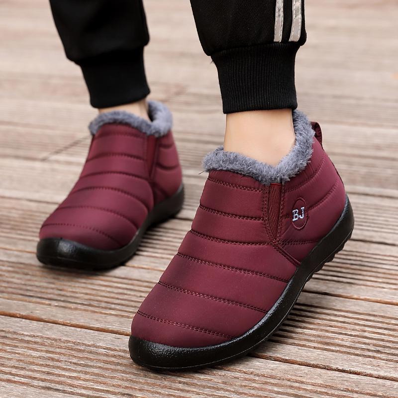 35-47 Winter Neue Unisex Stiefel Rutschfeste Wärme Schneestiefel Große Schuhe