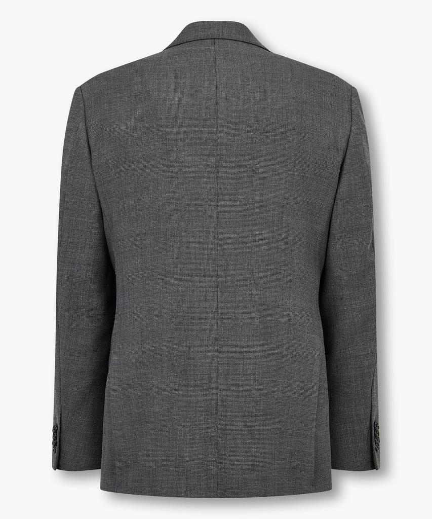 Man On The Boon [Loropiana Fabirc] Notched Lapel Wool Single Jacket_Grey 4714151001