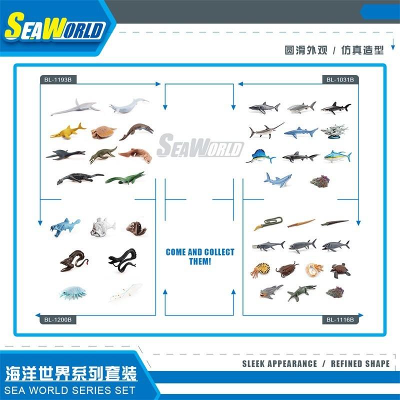 High Quality Pvc Oceanic Fish Static Model Featuring Ancient Marine Life And Coral