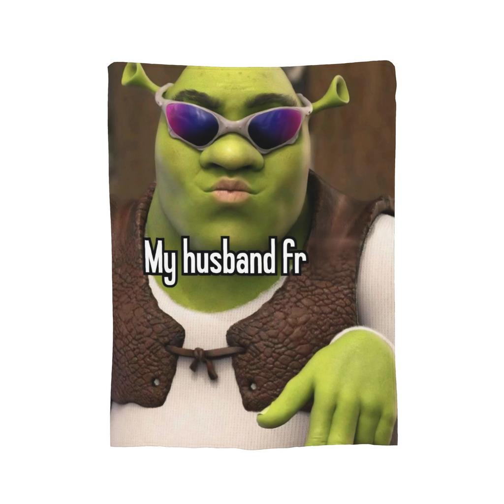 Cartoon Monster Shreks Blankets Velvet  Winter  Breathable Lightweight Thin Throw Blankets for Bed Outdoor Bedspreads