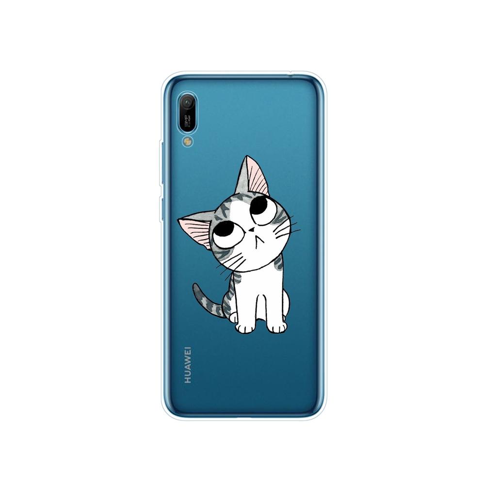 

Чохол для Huawei Y6 2019 Чохол для Huawei Y6 2019 Силіконовий TPU Чохол М який Чохол для Телефону для Huawei Y6 2019 MRD-LX1 MRD-LX1F huawei Y6 prime 2019