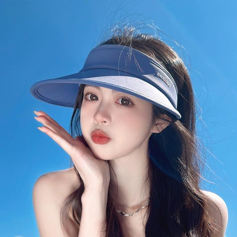 Summer Ice Silk Sun Hat With Wide Brim For Women Sun Protection And Breathability