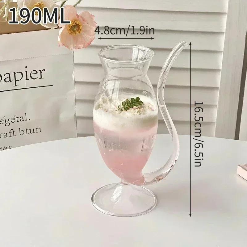 

Irregular Transparent Glass Cup Cocktail Glasses Ice Coffee Mug Tea Cup Juice Glass Milk Water Cups Drinkware for Home Bar as picture show