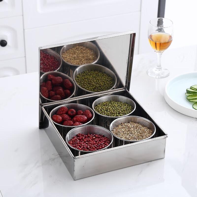 Stainless Steel Condiment Box Set