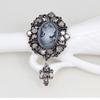 1pc Women Jewelry Long Vintage Brooch Pins Pretty Beauty Queen Cameo Brooches For Women Gift