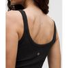 Lululemon Nulu Ribbed Cropped Tank Top  Heart Black