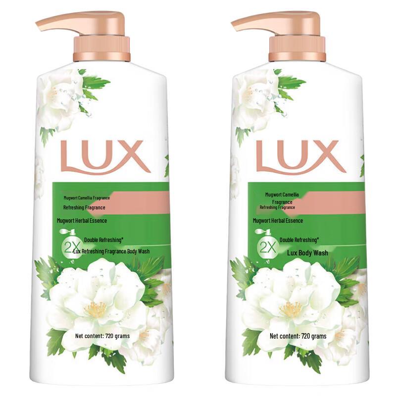 LUX Camellia & Artemisia Essence Refreshing Shower Gel Twin Pack
