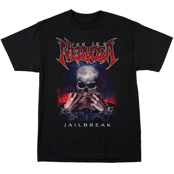 Jailbreak Song NERVOSA Band Black Unisex All Size 1L691 XL