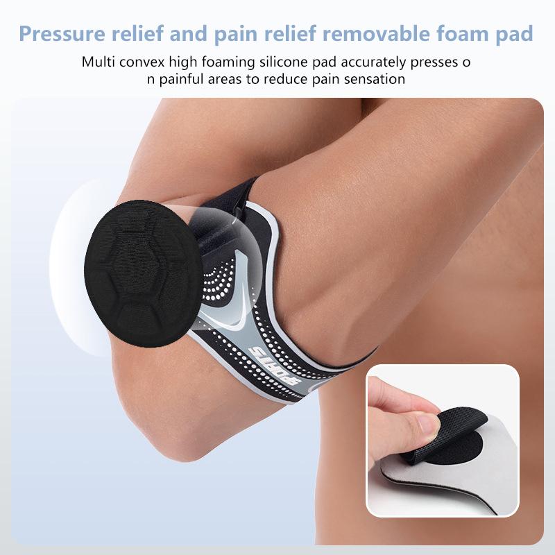 1Pcs Tennis Elbow Brace For Men And Women, Compression And Support, Breathable And Easy To Wash, Golf Brace