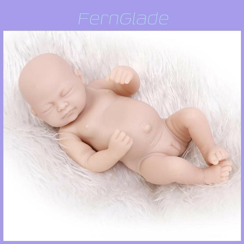 Exquisite Reborn 10" Baby Doll Handmade With Realistic Soft Silicone Vinyl
