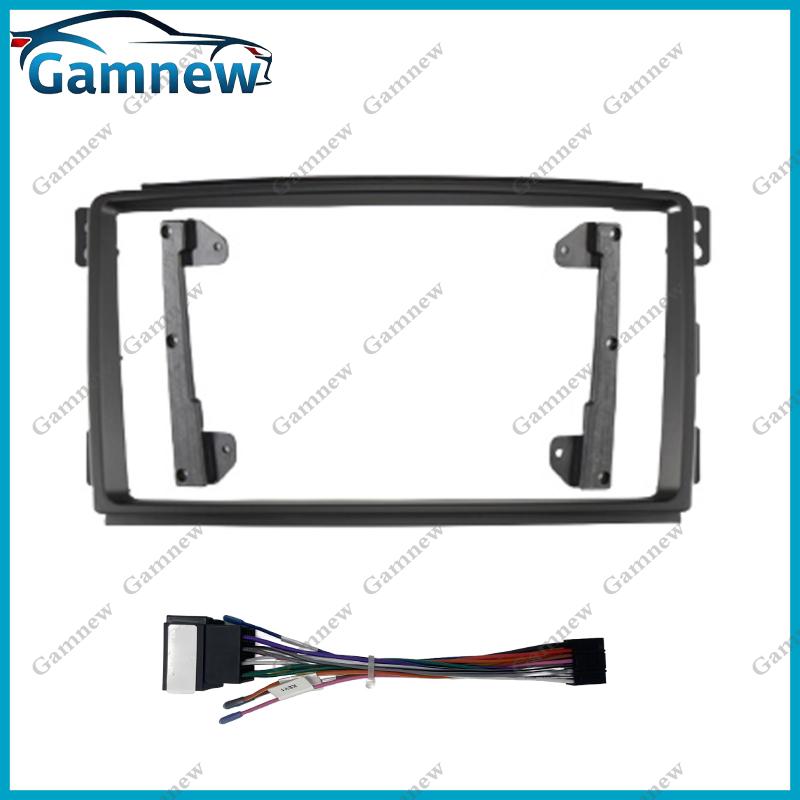 Gamnew 9 Inch Car Fascia Frame Adapter Android Radio Dash Fitting Panel Kit For Benz Smart Fortwo W451 2005-2010