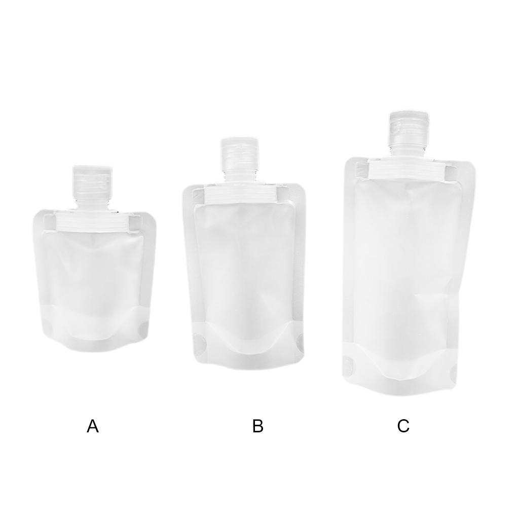 Toiletry Travel Bottle Reusable Replacement Leakproof Dustproof Makeup Cosmetics Hand Wash Squeezes Bag Dispenser Pouch